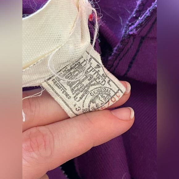 70s Vintage Roffe Purple Snow Suit with Matching Vest - Picture 3 of 15